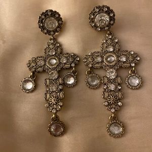 Cross earrings